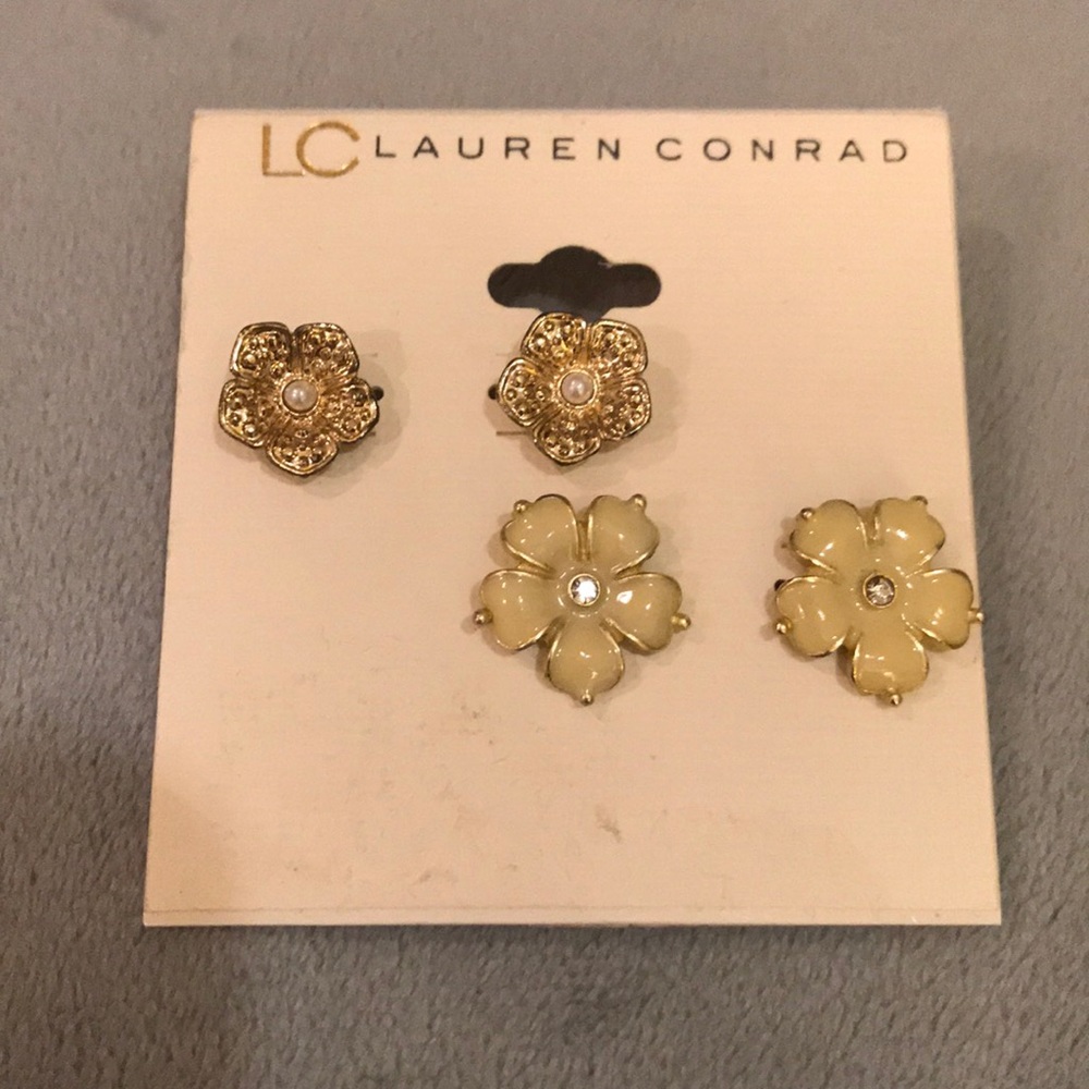 Lauren Conrad set of 2 earrings